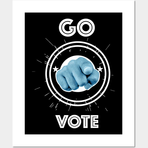 Go Vote Wall Art by NeilGlover